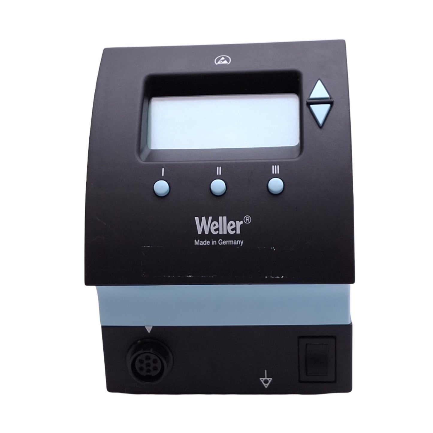Used Weller WD1 Soldering Station Power Unit, 120VAC In, 95W, 50-450°C, LCD Display