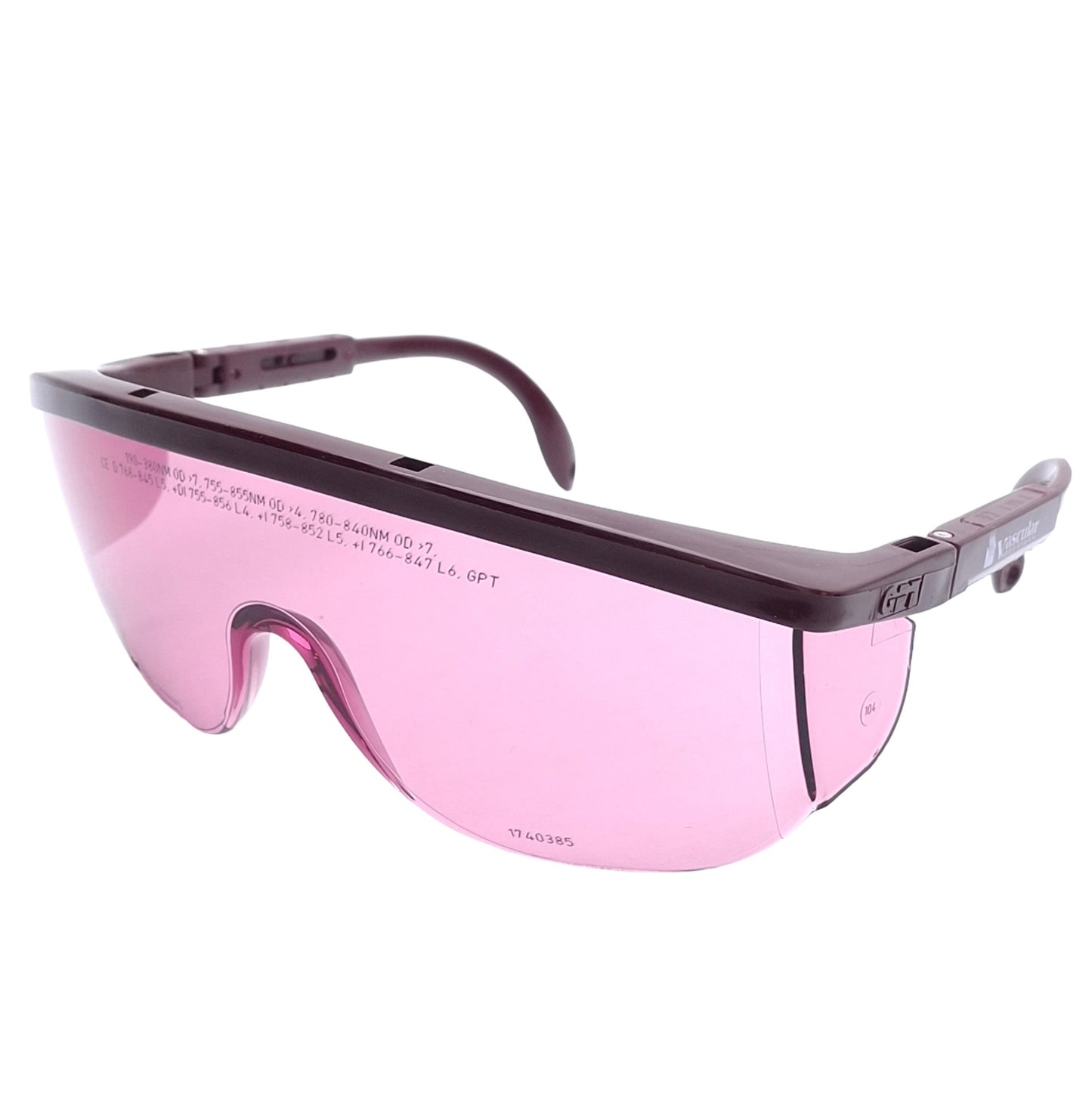Used Vascular Solutions 3199-3986VS Full View Safety Glasses, NIR Laser, 45% VLT