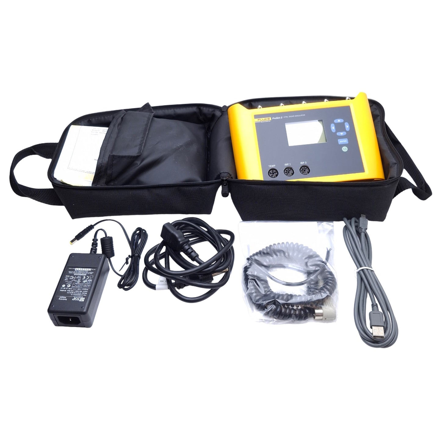 Used Fluke Biomedical Prosim 2 Vital Signs Patient Simulator, 120VAC, USB
