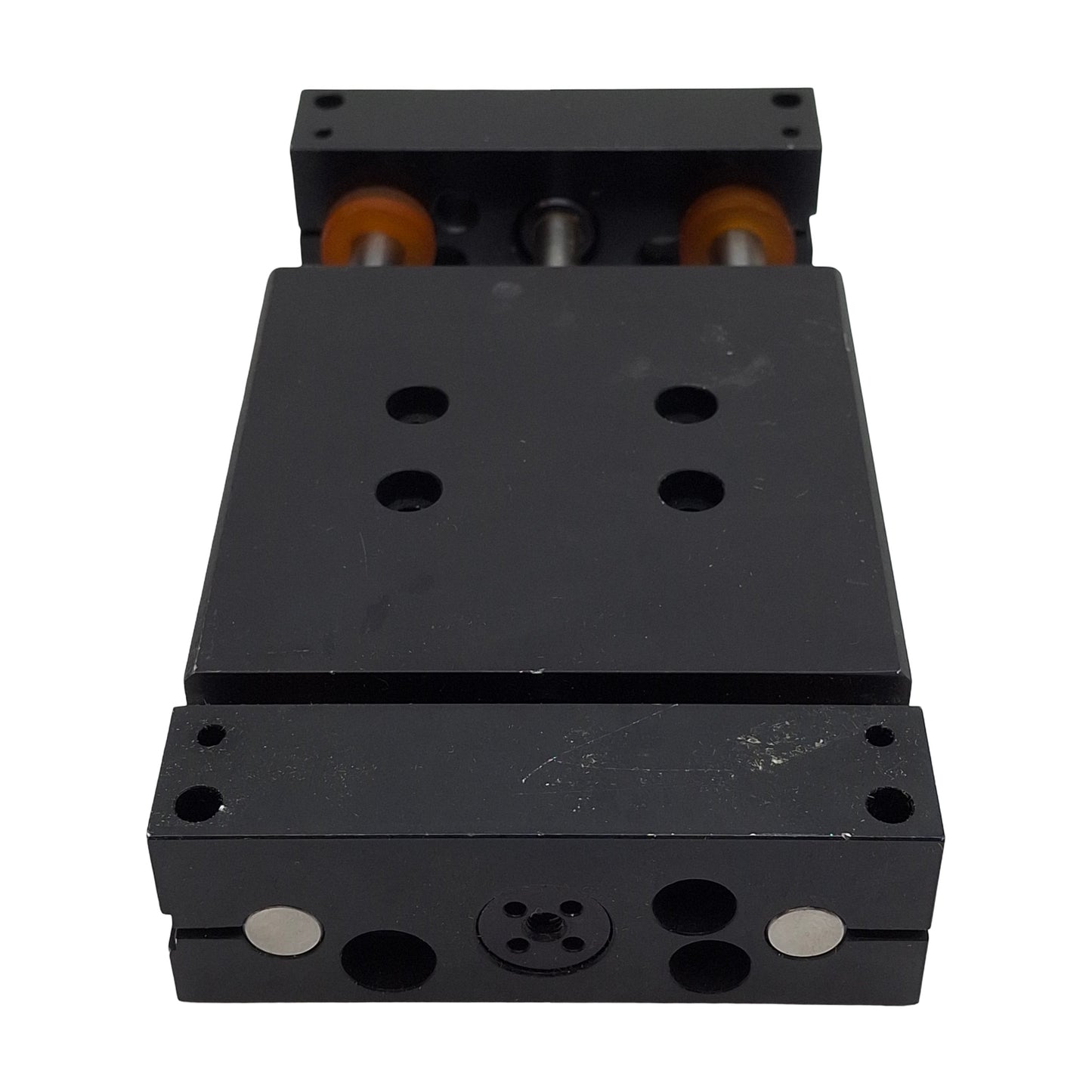 Used Destaco DLB-10-B-B-1 Linear Slide, ø0.75" Bore, 1.969" Stroke, 29lbf, 100psi, M5