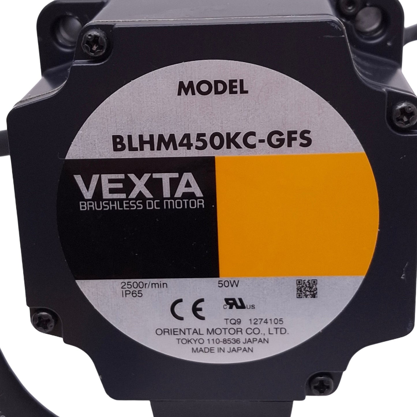 Used Oriental Motor BLHM450KC-GFS GFS4G30 VEXTA Brushless DC Gear Motor, 30:1, 24VDC