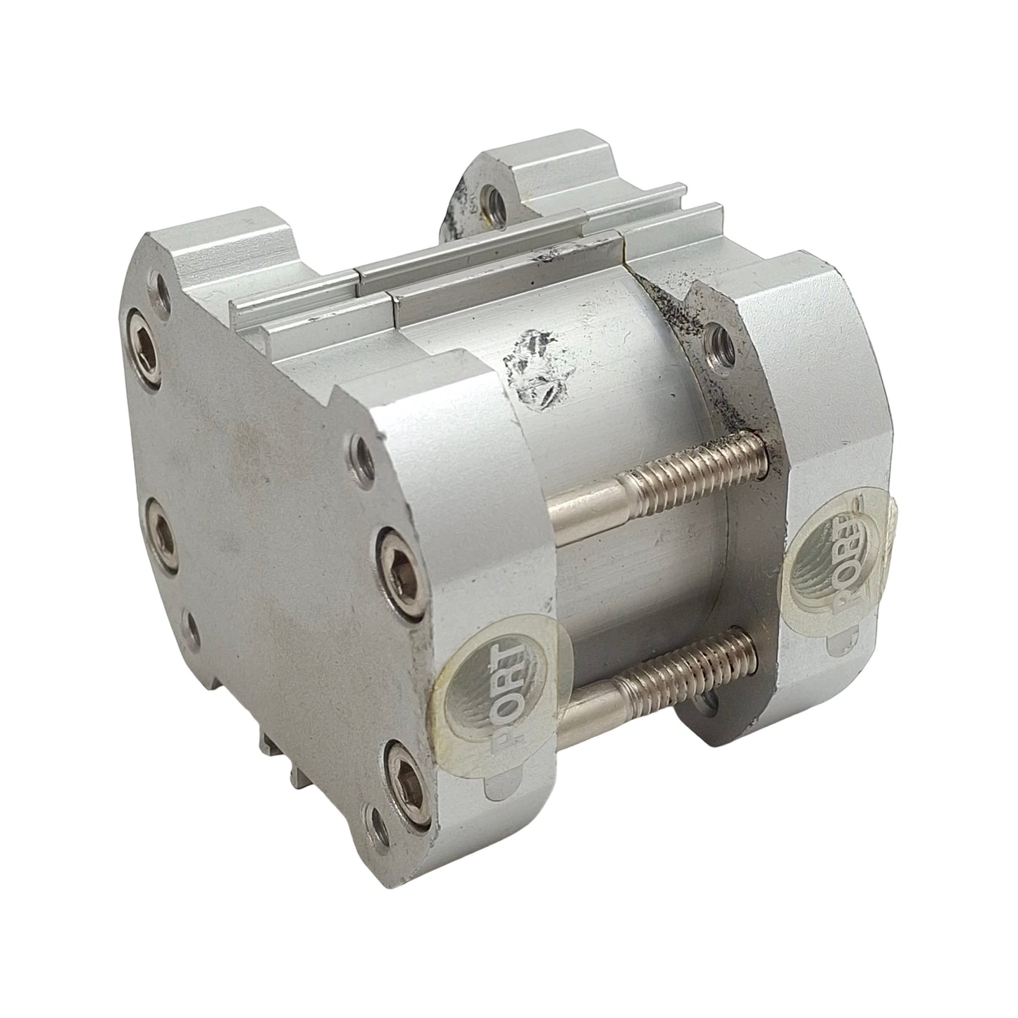 Used SMC NCDQ7A150-075D Compact Cylinder, ø1-1/2" Bore, 3/4" Stroke, 1/8in NPT 200psi
