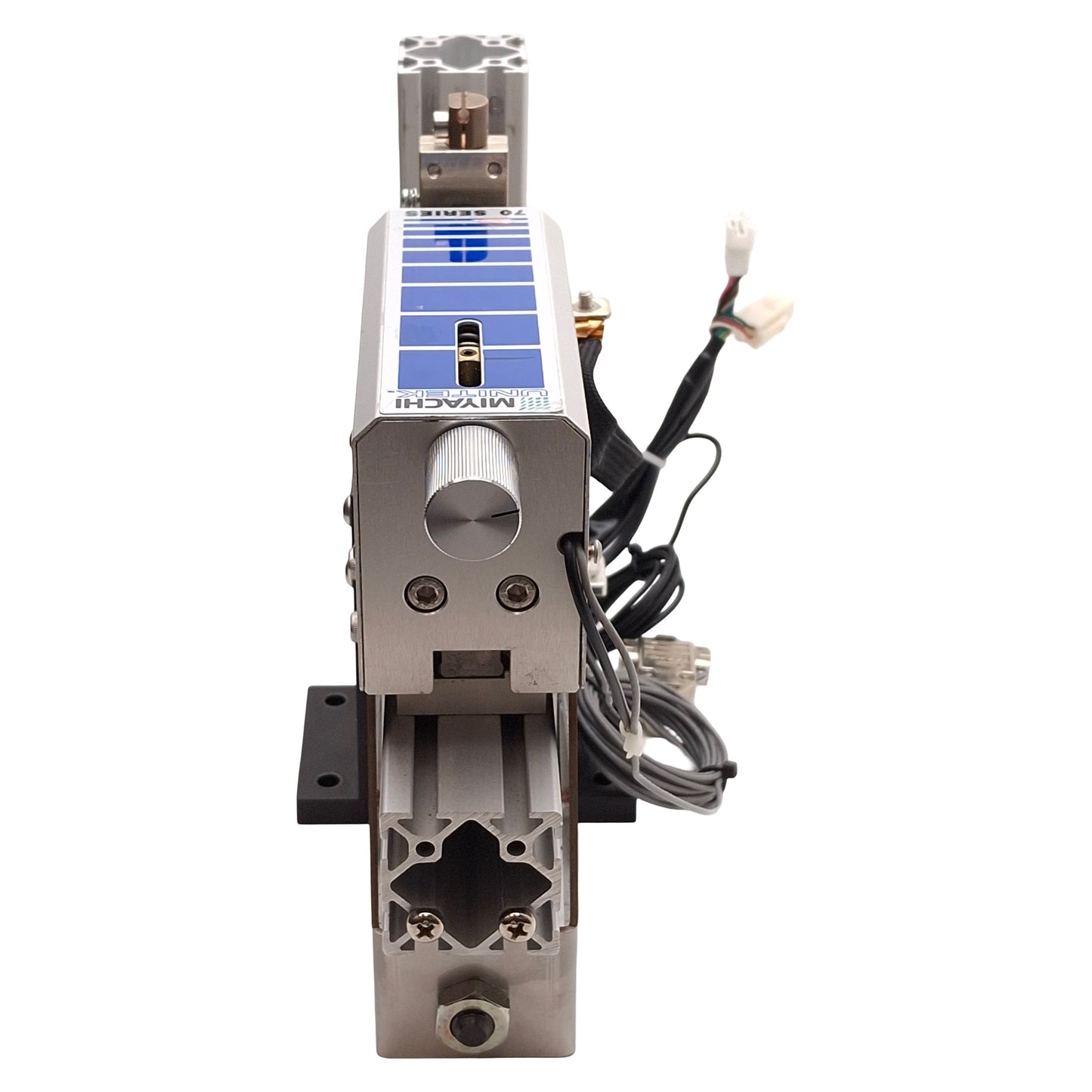 Used Miyachi Unitek 2-240-01 Model 71 Weld Head, 4in Throat, 1.5in Stroke, 100-220VAC