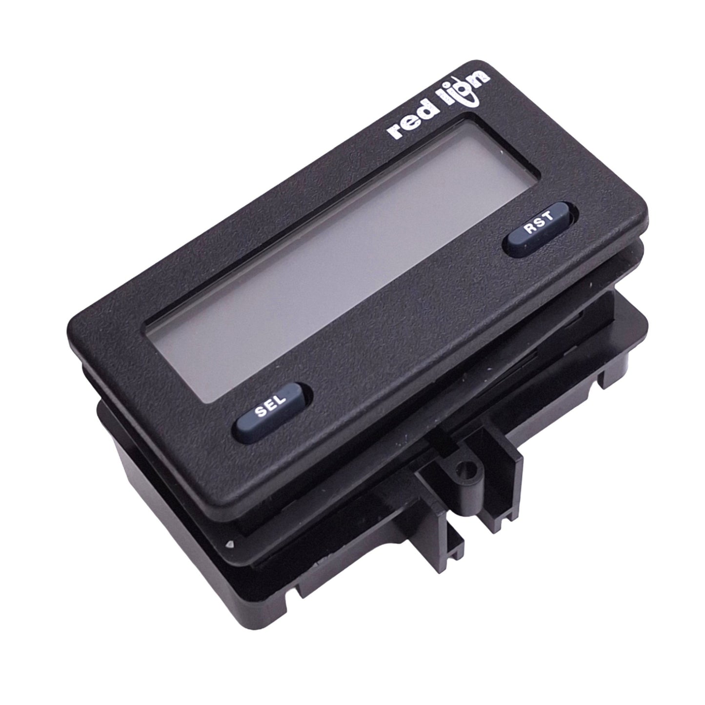 Used Red Lion CUB5R000 Dual Counter, 8-Digit LCD, 9-28VDC 1.2W, 68x33mm Panel