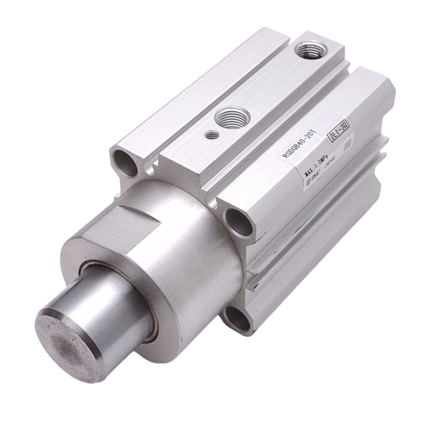 Used SMC RSDQB40-20T Pneumatic Stopper Cylinder, ø40mm Bore, 20mm Stroke, 1.0MPa