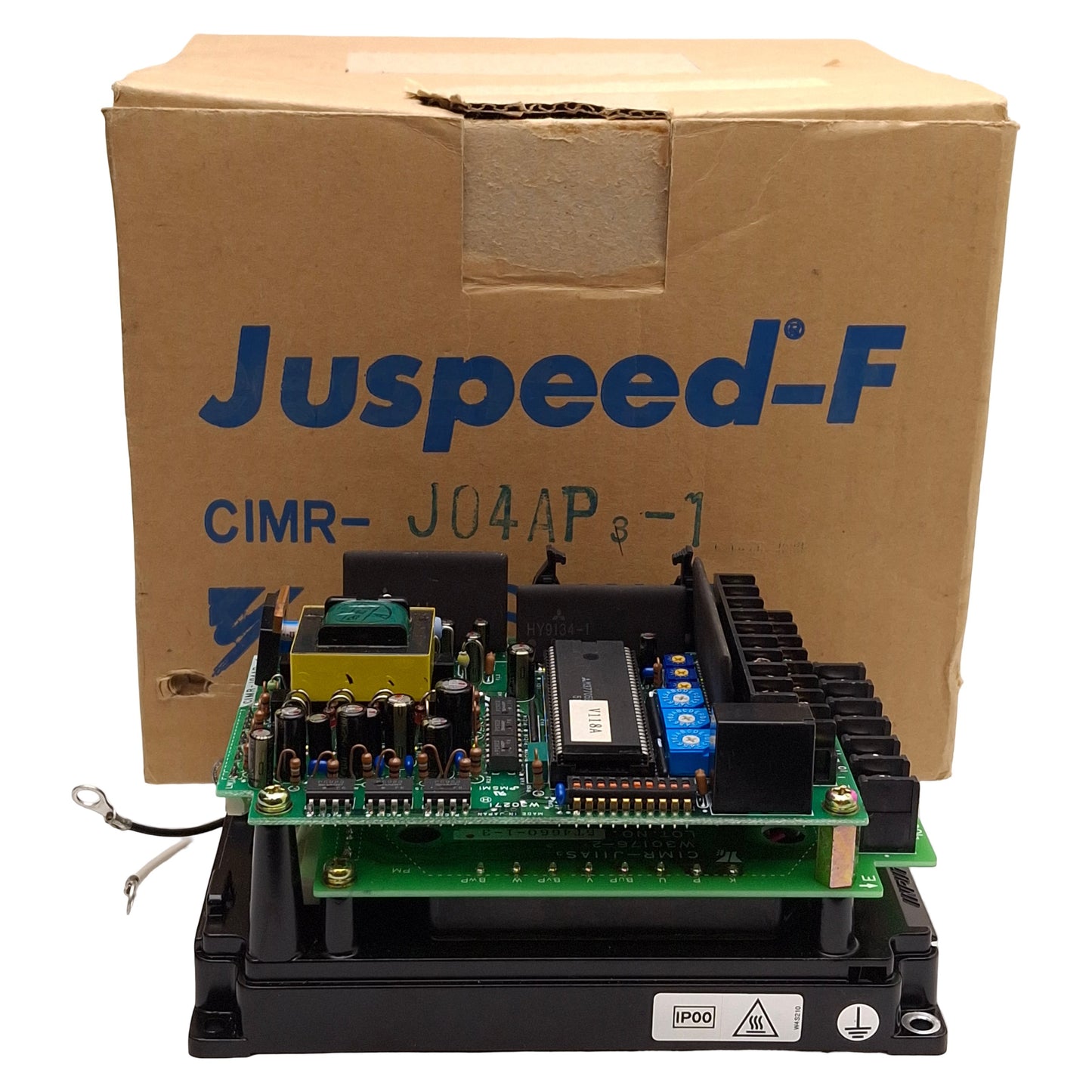 New – Open box Yaskawa CIMR-J04AP3-1 Juspeed-F Analog Transistor Inverter, 0.4kW, 100/200VAC