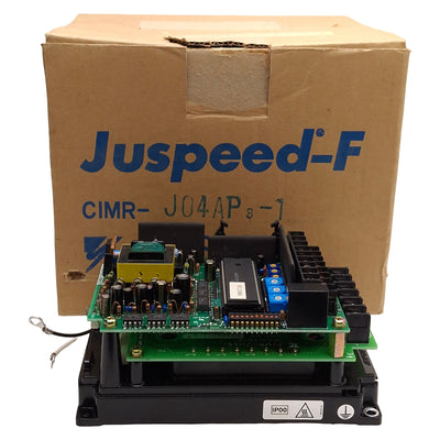 New – Open box Yaskawa CIMR-J04AP3-1 Juspeed-F Analog Transistor Inverter, 0.4kW, 100/200VAC