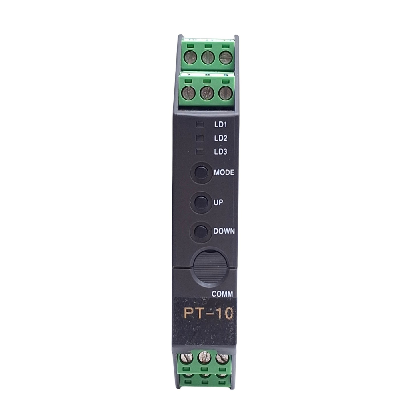 Used Pendotech PT-10 Pressure Sensor Transmitter, 4-20mA Output, 0-10psi, DIN Rail