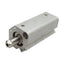 Used SMC CDQ2WB20-25DZ Double Acting Cylinder, ø20mm Bore, 25mm Stroke, M5, 1.0MPa