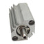 Used SMC CDQ2WB20-25DZ Double Acting Cylinder, ø20mm Bore, 25mm Stroke, M5, 1.0MPa