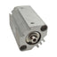 Used SMC CDQ2WB20-25DZ Double Acting Cylinder, ø20mm Bore, 25mm Stroke, M5, 1.0MPa