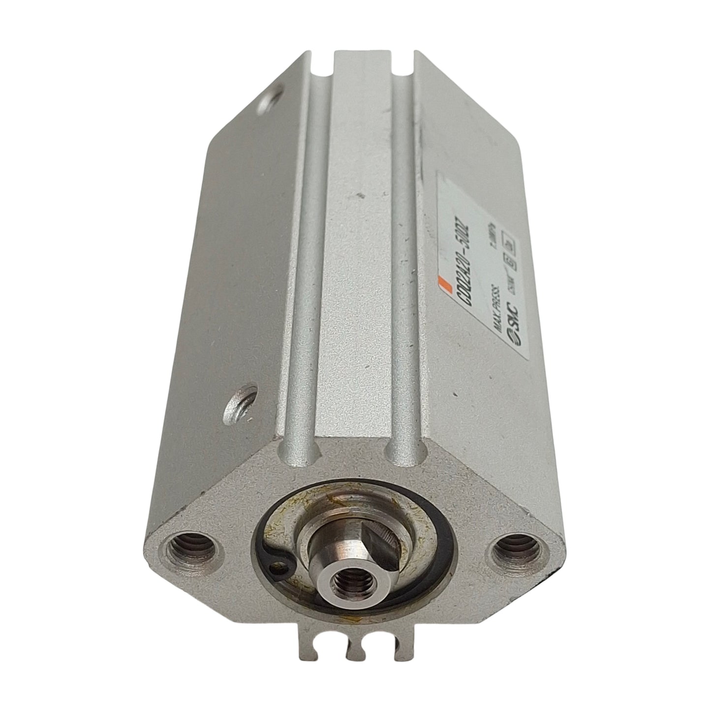 Used SMC CDQ2A20-50DZ Compact Cylinder, ø20mm Bore, 50mm Stroke, M5 x 0.8, 1.0MPa