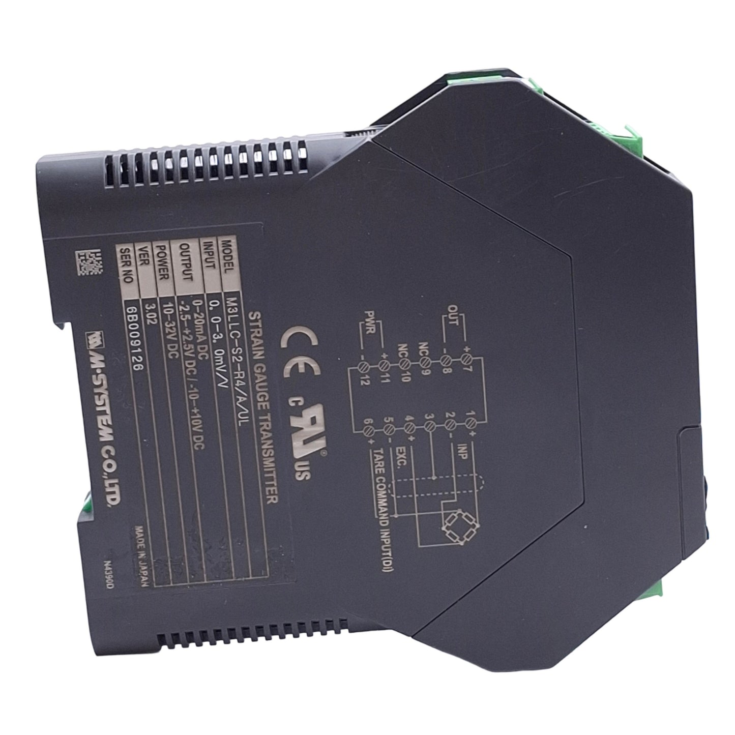 Used Pendotech M3LLC-S2-R4/A/UL PT-10 Pressure Sensor Transmitter, 4-20mA Output