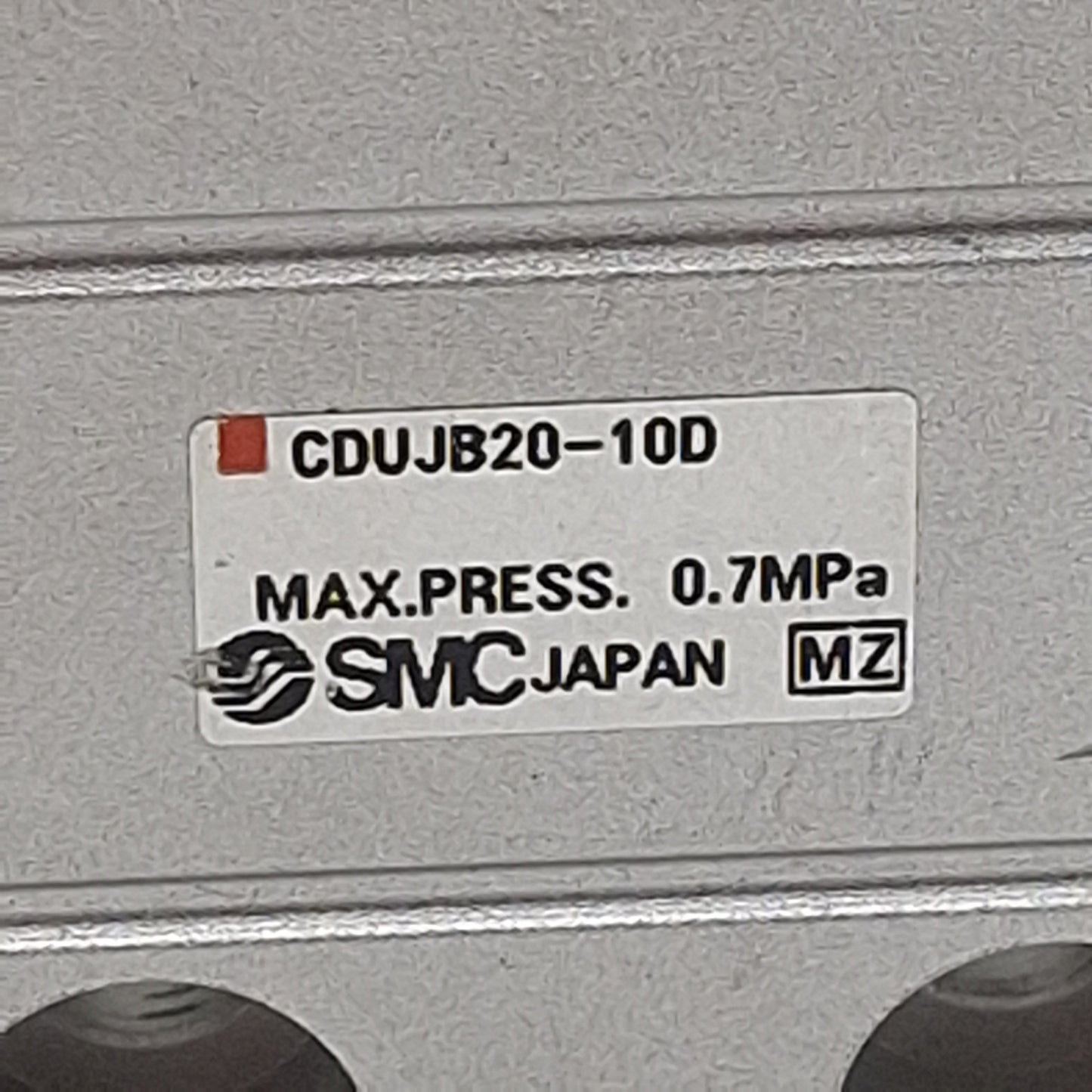 Used SMC CDUJB20-10D Free Mount Cylinder, ø20mm Bore, 10mm Stroke, M5, 0.7MPa Max