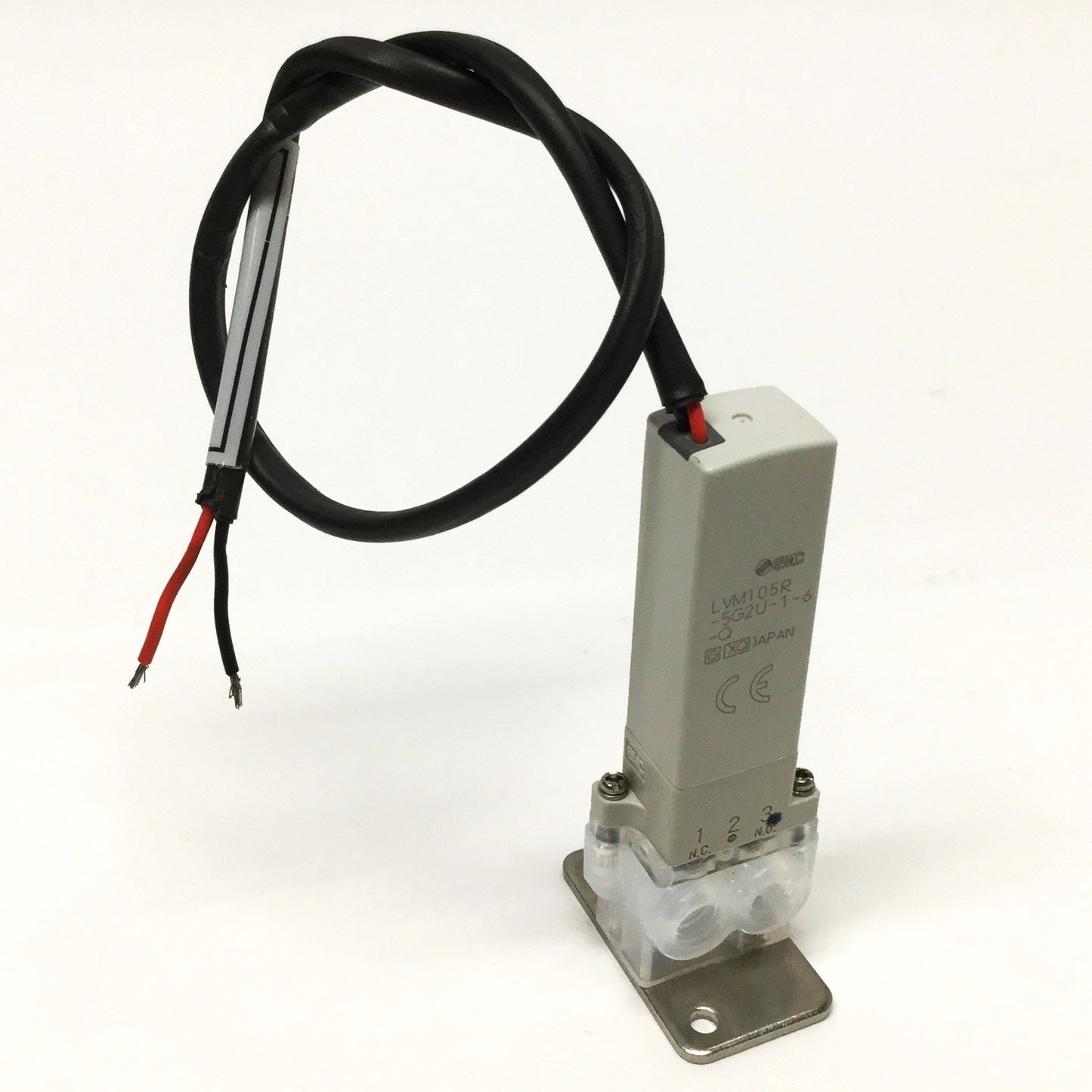 Used SMC LVM105R-5G2U-1-6-Q Solenoid Chemical Valve, PFA, 3-Port Universal, 24VDC