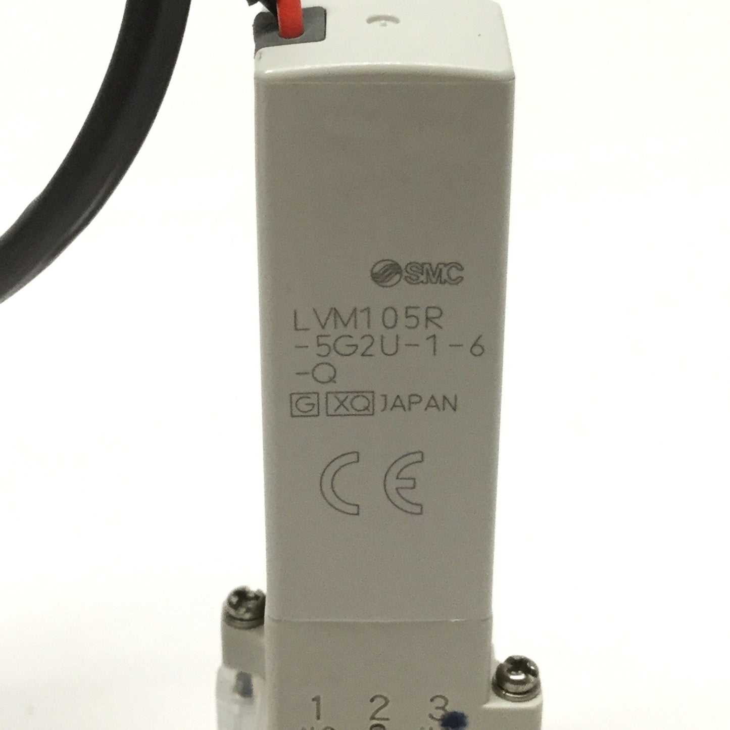 Used SMC LVM105R-5G2U-1-6-Q Solenoid Chemical Valve, PFA, 3-Port Universal, 24VDC