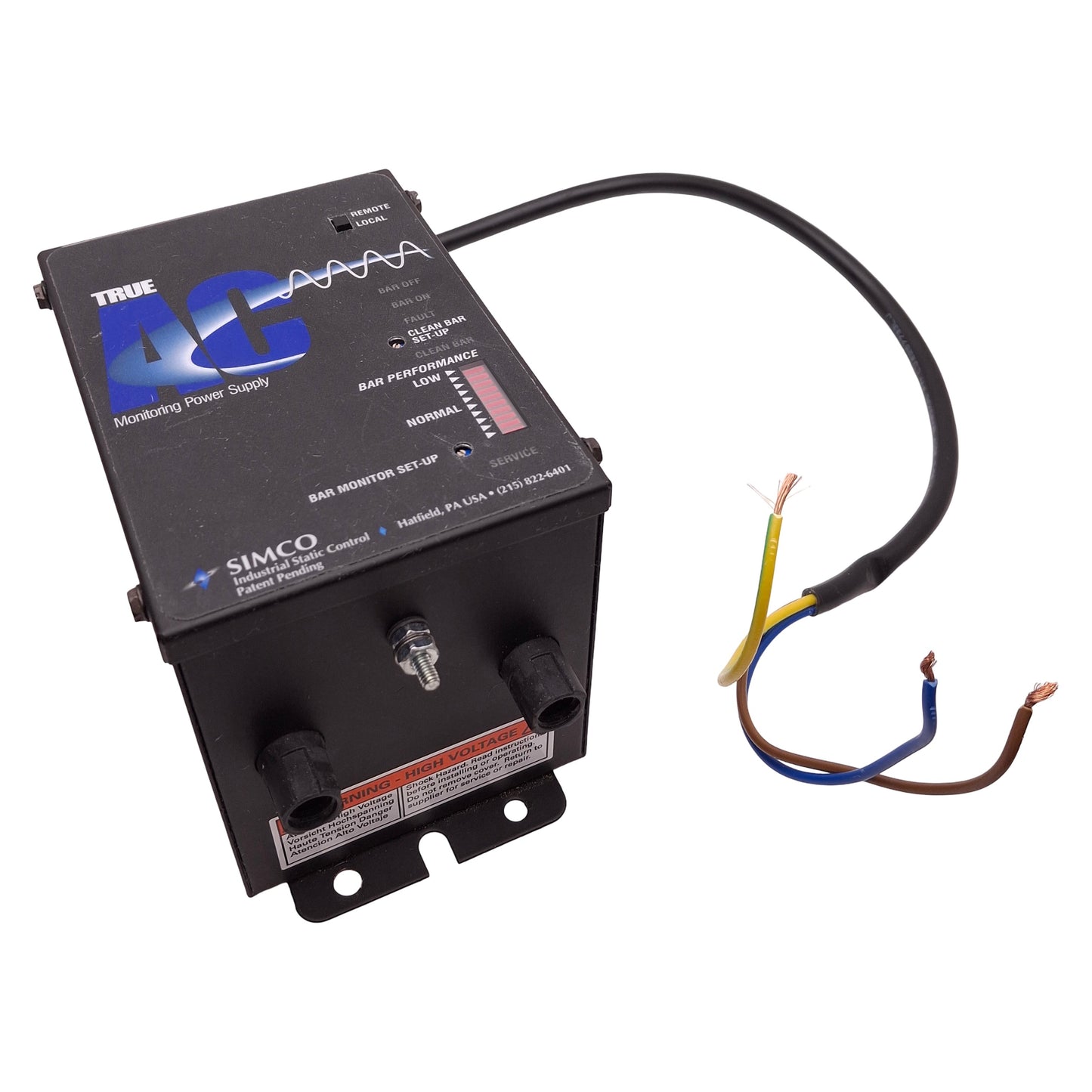 Used Simco 4010442 TrueAC Power Supply 120VAC 50/60Hz Input, 7kVAC Output, 3mA Max