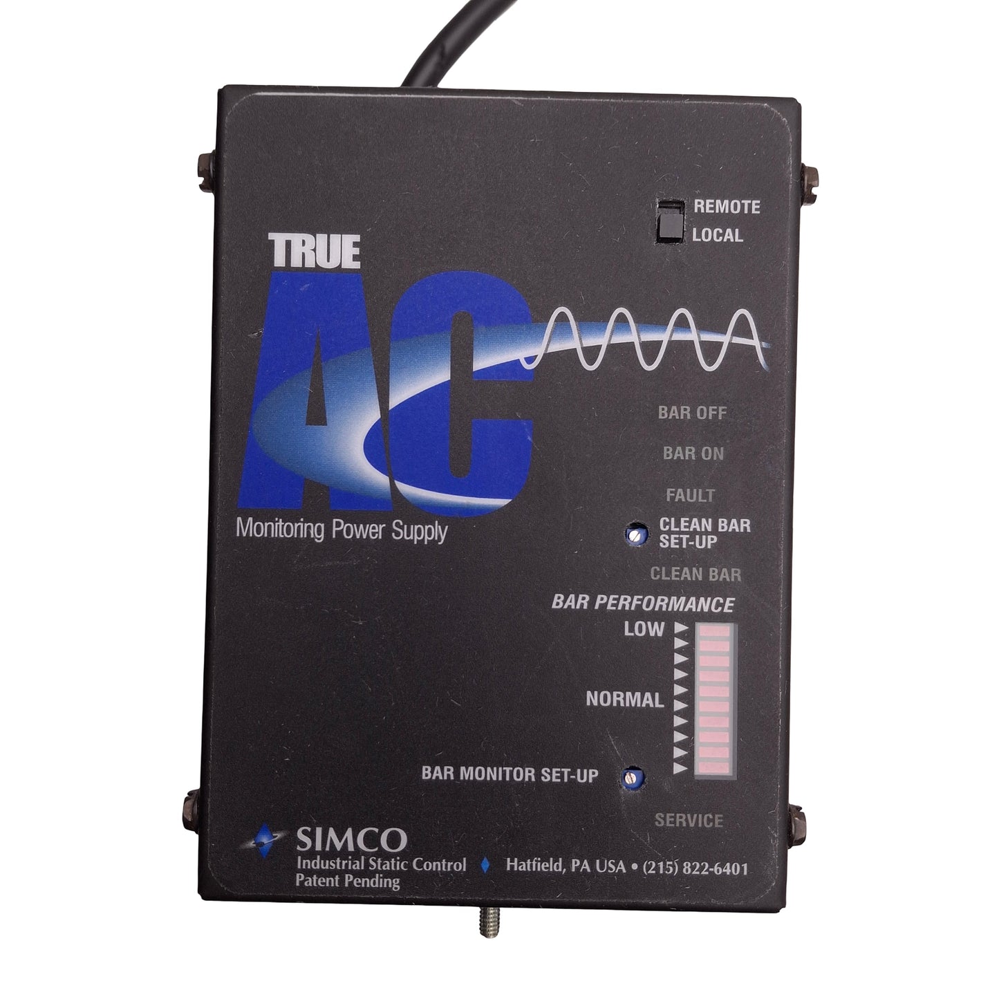 Used Simco 4010442 TrueAC Power Supply 120VAC 50/60Hz Input, 7kVAC Output, 3mA Max