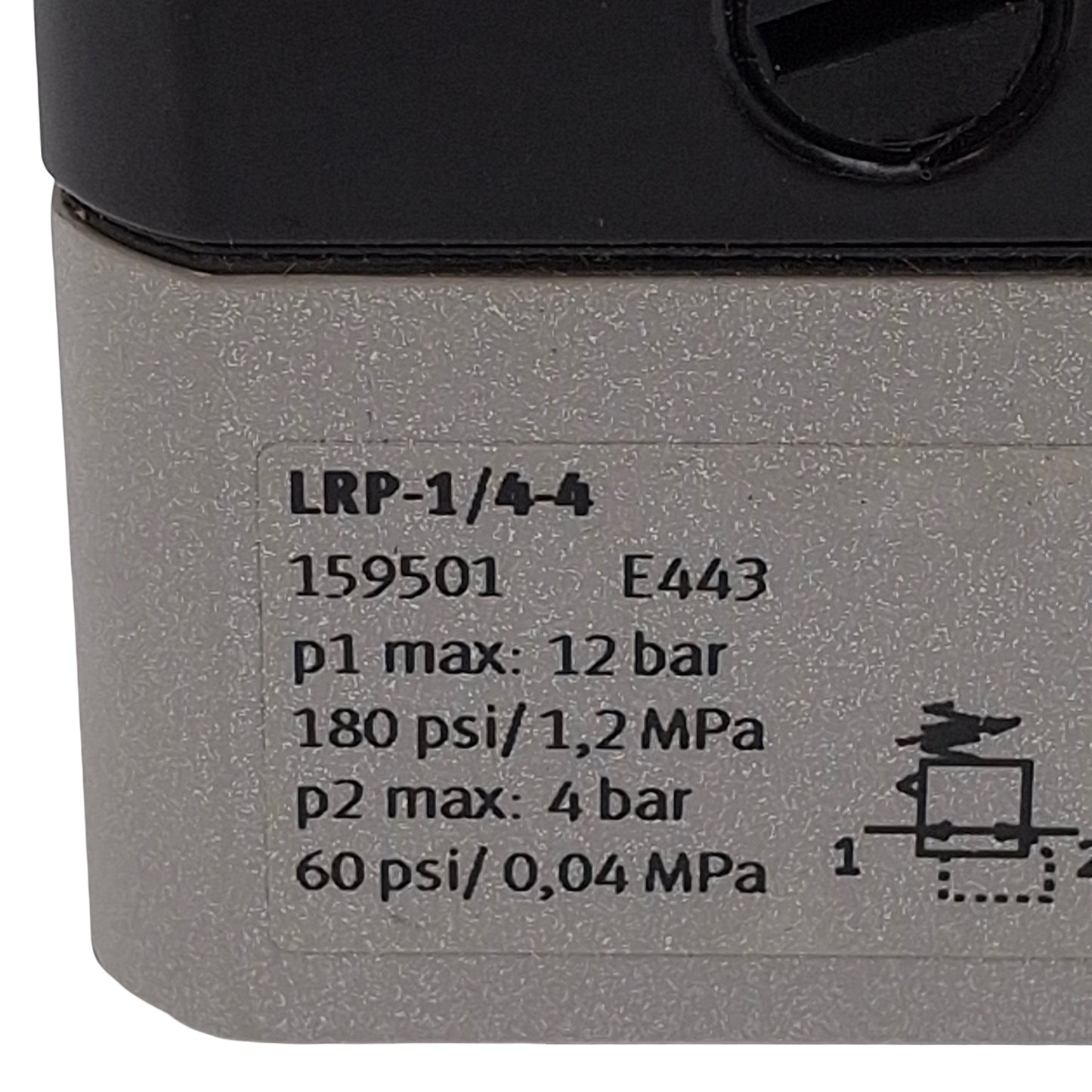 New – Open box Festo LRP-1/4-4 Precision Pressure Regulator, 0.1MPa-1.2MPa, 2000l/min, G1/4