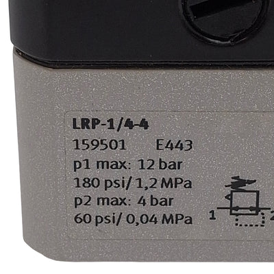 New – Open box Festo LRP-1/4-4 Precision Pressure Regulator, 0.1MPa-1.2MPa, 2000l/min, G1/4