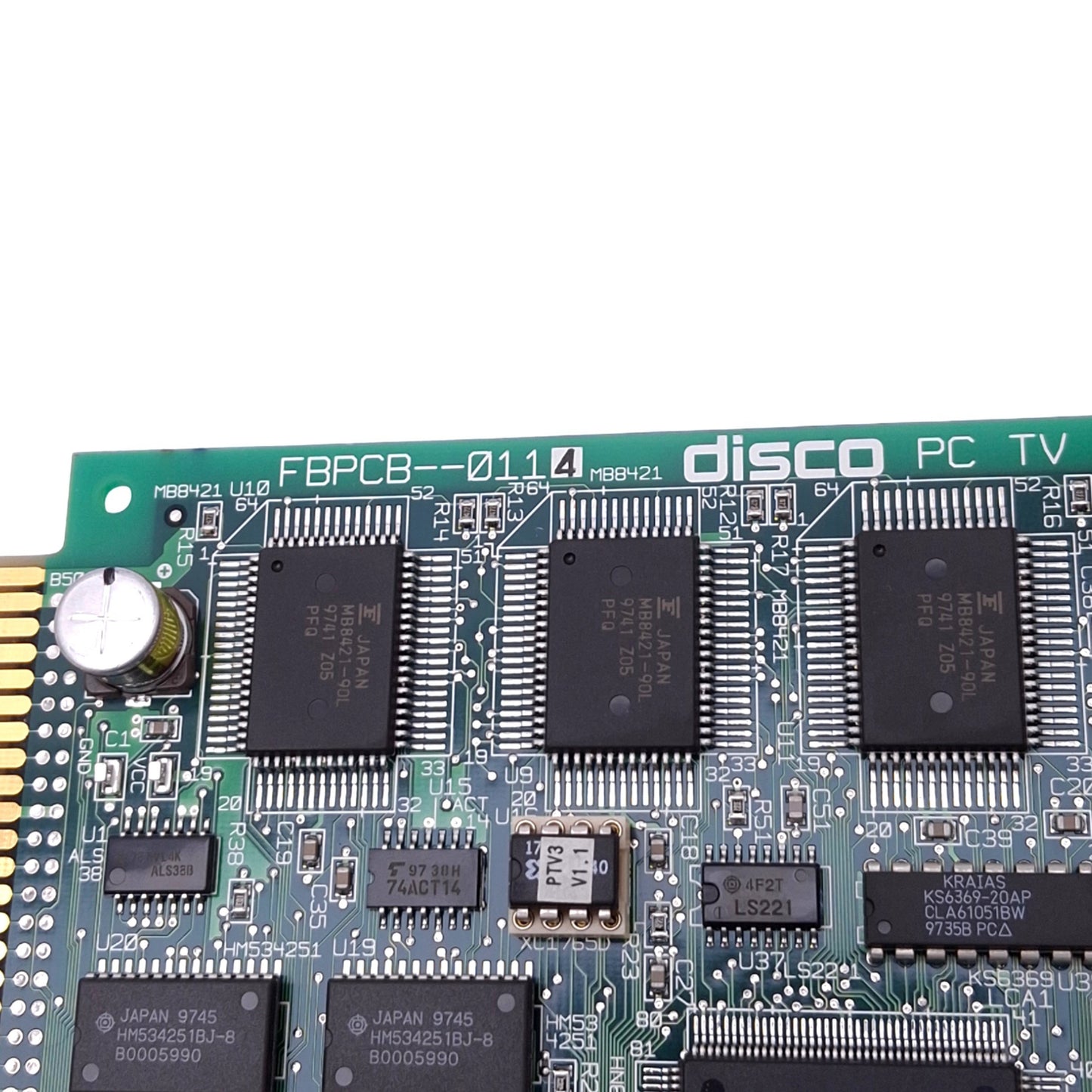 Used Disco FBPCB-0114 PC TV I/03A Board for Disco Dicing Saw System, BNC
