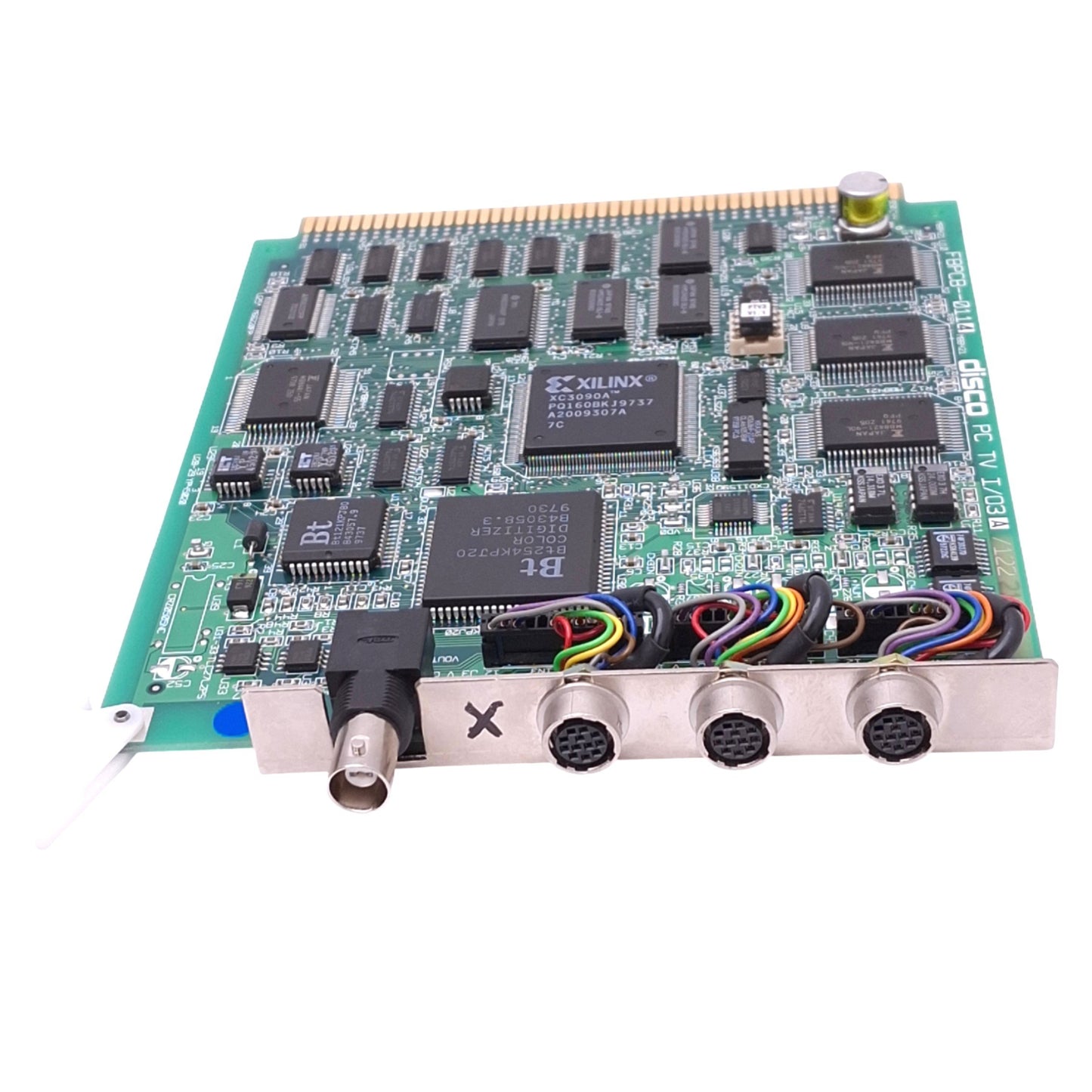 Used Disco FBPCB-0114 PC TV I/03A Board for Disco Dicing Saw System, BNC