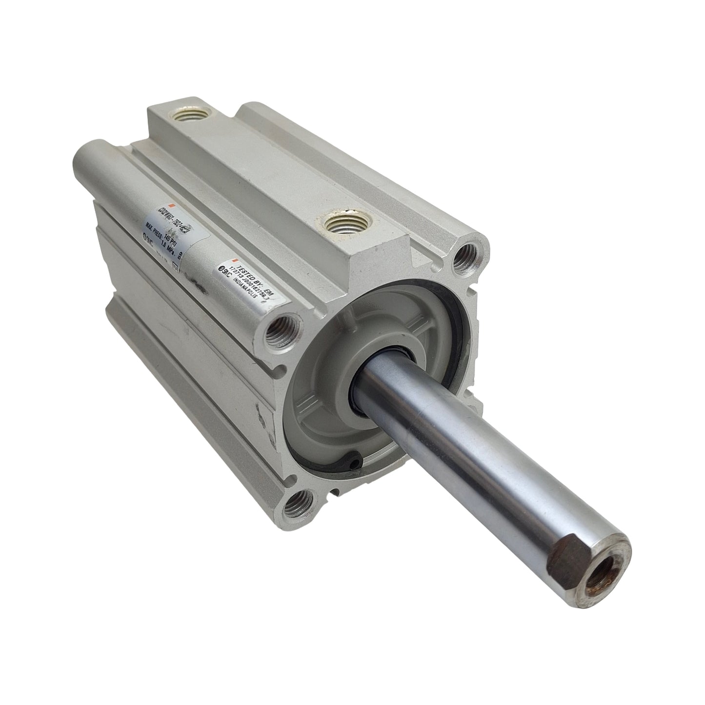 Used SMC CDQ2WA63-75DZ Double Acting Cylinder, ø63mm Bore, 75mm Stroke, Rc1/4, 1.0MPa