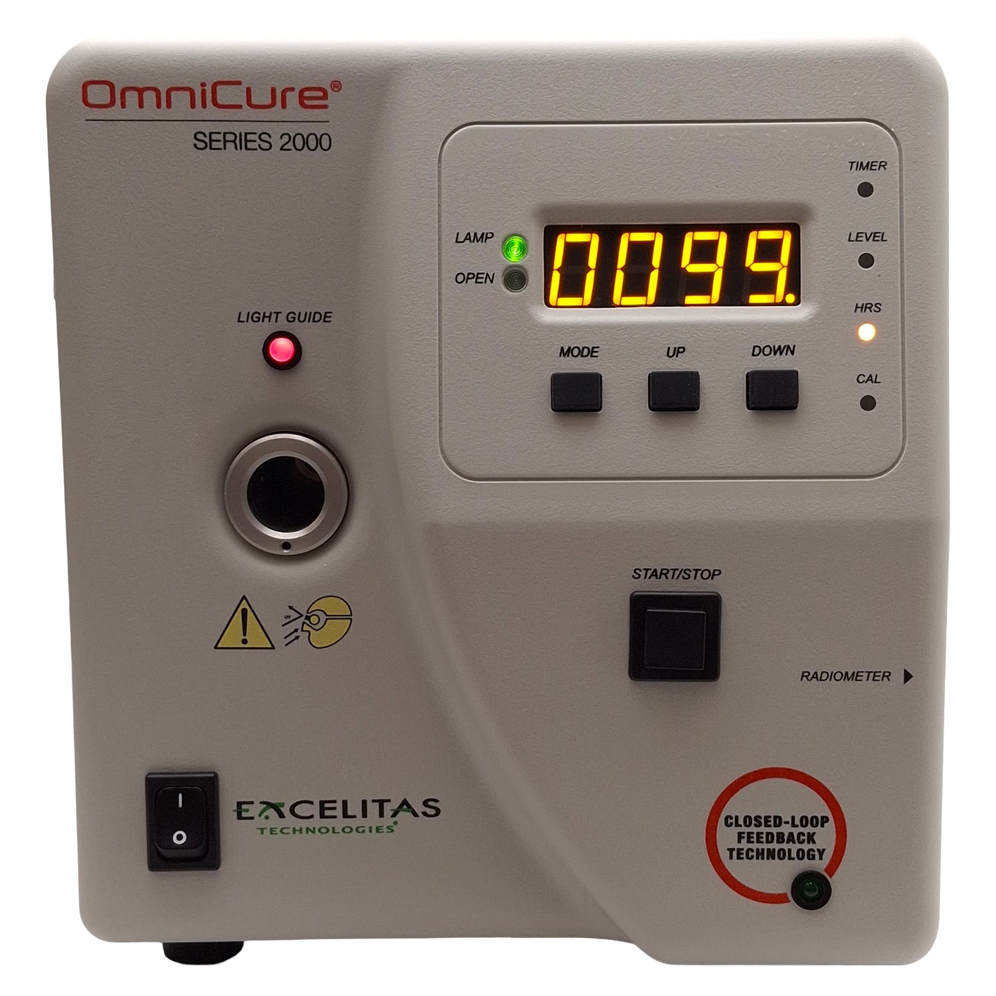 Used OmniCure S2000-XLA UV Curing System, 320-500nm, 40W/cm², 120-240VAC, 100hrs