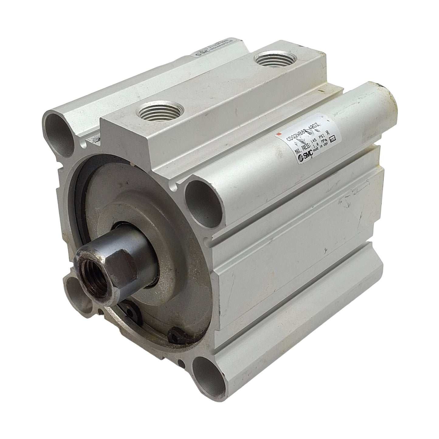 Used SMC CDQ2WB80-40DZ Double Acting Cylinder, ø80mm Bore, 40mm Stroke, Rc3/8, 1.0MPa