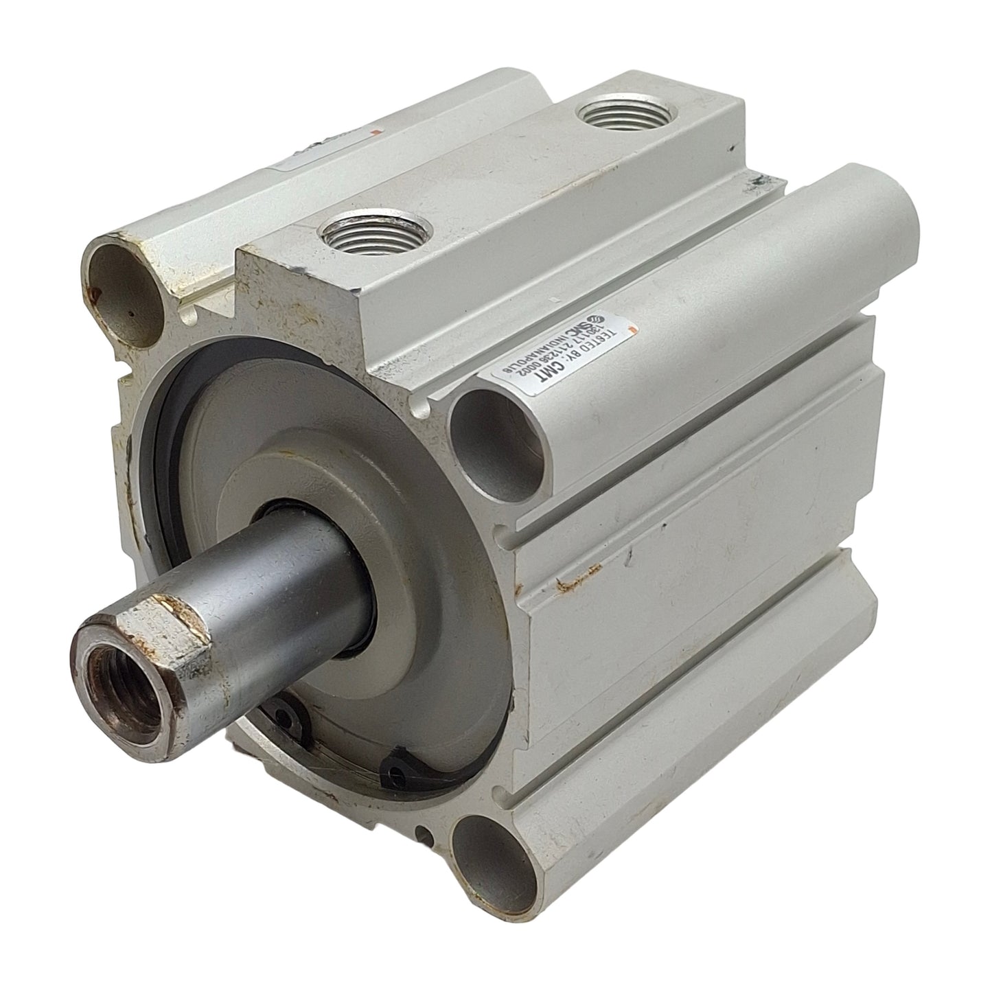 Used SMC CDQ2WB80-40DZ Double Acting Cylinder, ø80mm Bore, 40mm Stroke, Rc3/8, 1.0MPa
