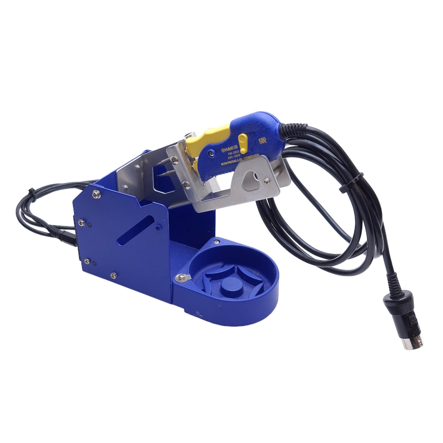 Used Hakko FM-2023 Mini Parallel Remover Soldering Iron w/ Tool Holder, 140W