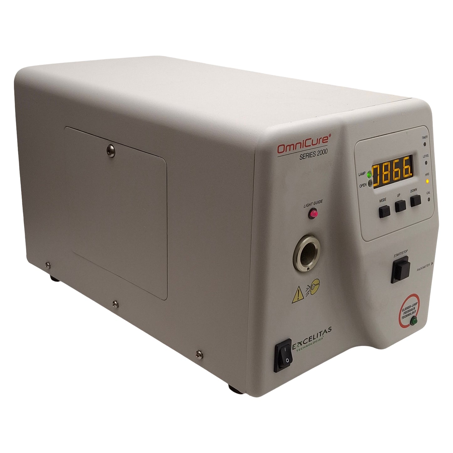 Used OmniCure S2000-XLA UV Curing System, 320-500nm, 40W/cm², 120-240VAC, 1000hrs