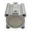 Used SMC CDQ2A80-50DMZ Compact Cylinder, ø80mm Bore, 50mm Stroke, Rc3/8, 1.0MPa