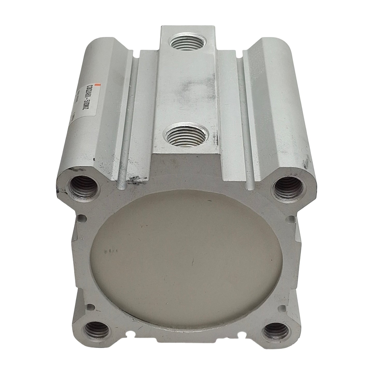 Used SMC CDQ2A80-50DMZ Compact Cylinder, ø80mm Bore, 50mm Stroke, Rc3/8, 1.0MPa