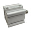 Used SMC CDQ2A80-50DMZ Compact Cylinder, ø80mm Bore, 50mm Stroke, Rc3/8, 1.0MPa