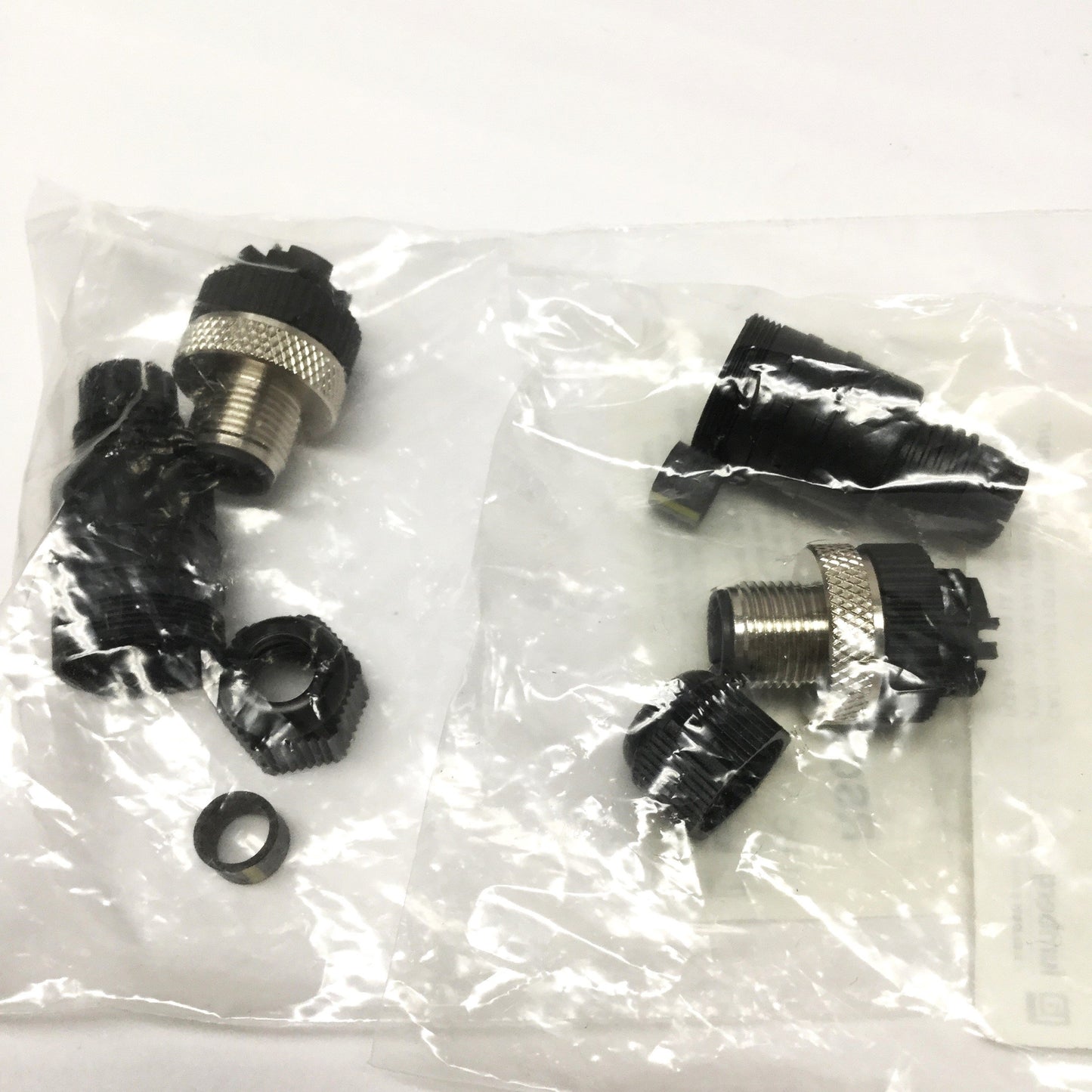 New Lot of 2 Lumberg RSC 4/7 Field Attachable Sensor Cable Plug Connectors M12 4-Pin
