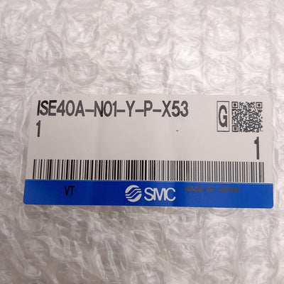 New SMC ISE40A-N01-Y-P-X531 Digital Pressure Switch, PNP, -14.5~145psi, M12 4-Pin