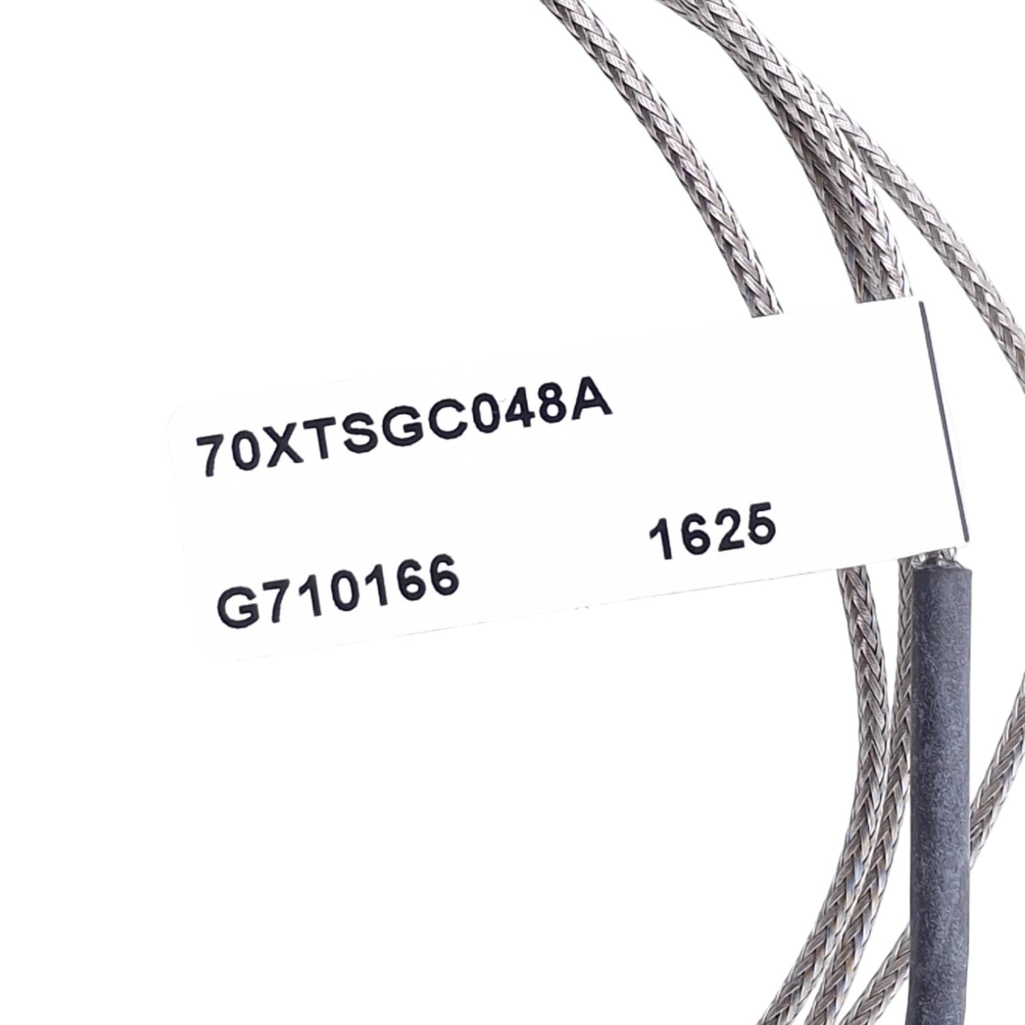 Used Watlow 70XTSGC048A Ring Thermocouple, Type T, Stud No. 10, 48in Leads