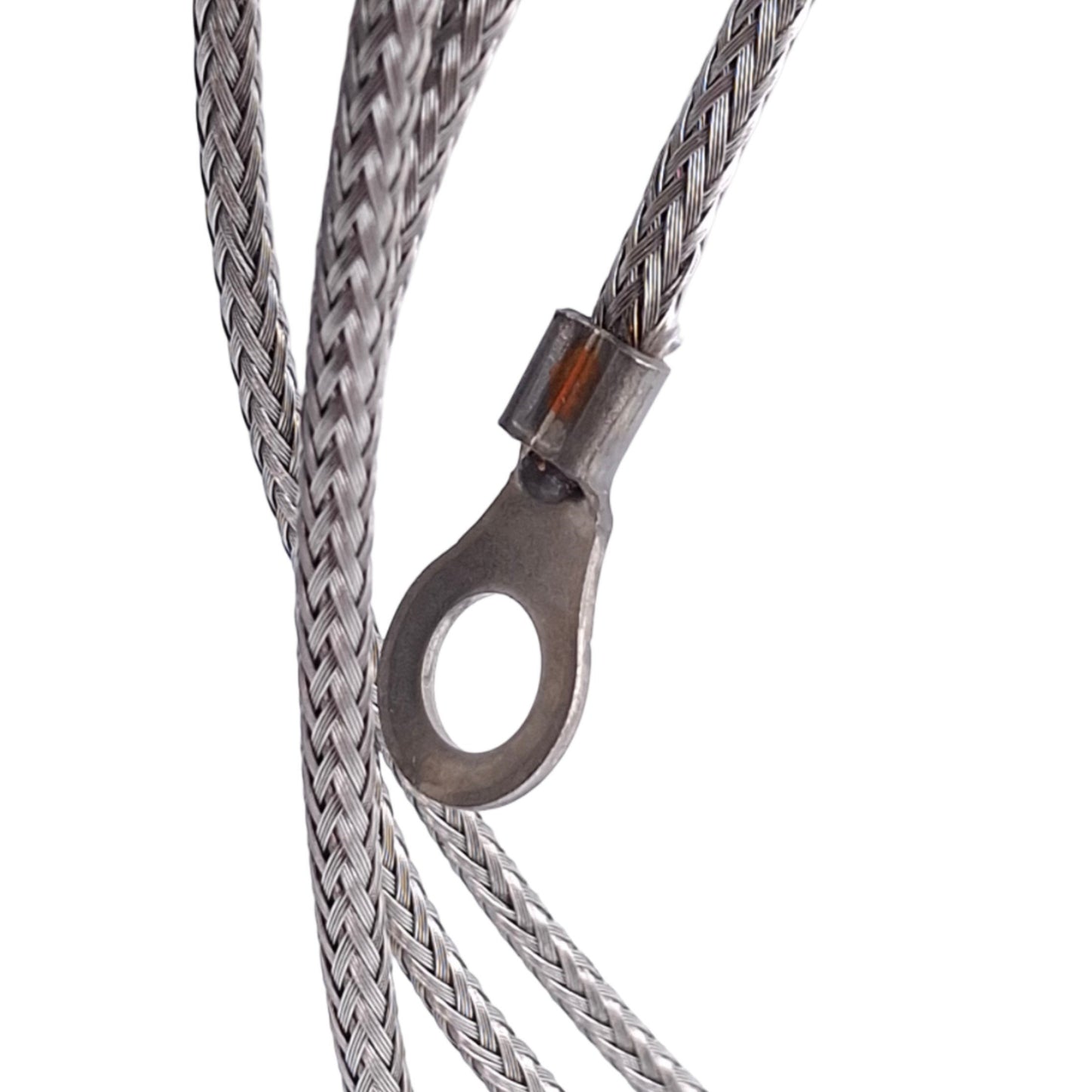 Used Watlow 70XTSGC048A Ring Thermocouple, Type T, Stud No. 10, 48in Leads