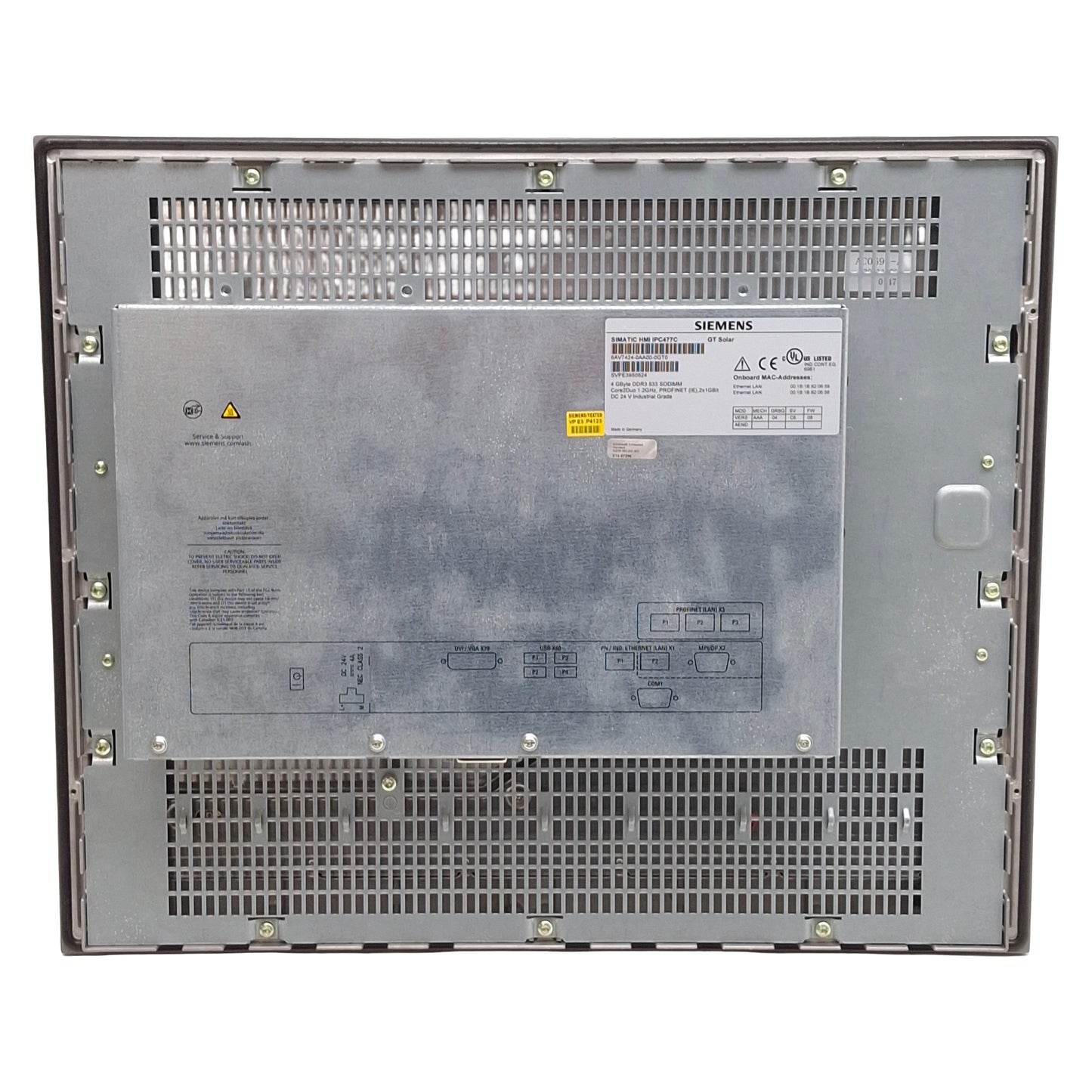 New Siemens 6AV7424-0AA00-0GT0 Simatic Touchscreen HMI, 19" 1280x1024 Display, 24VDC