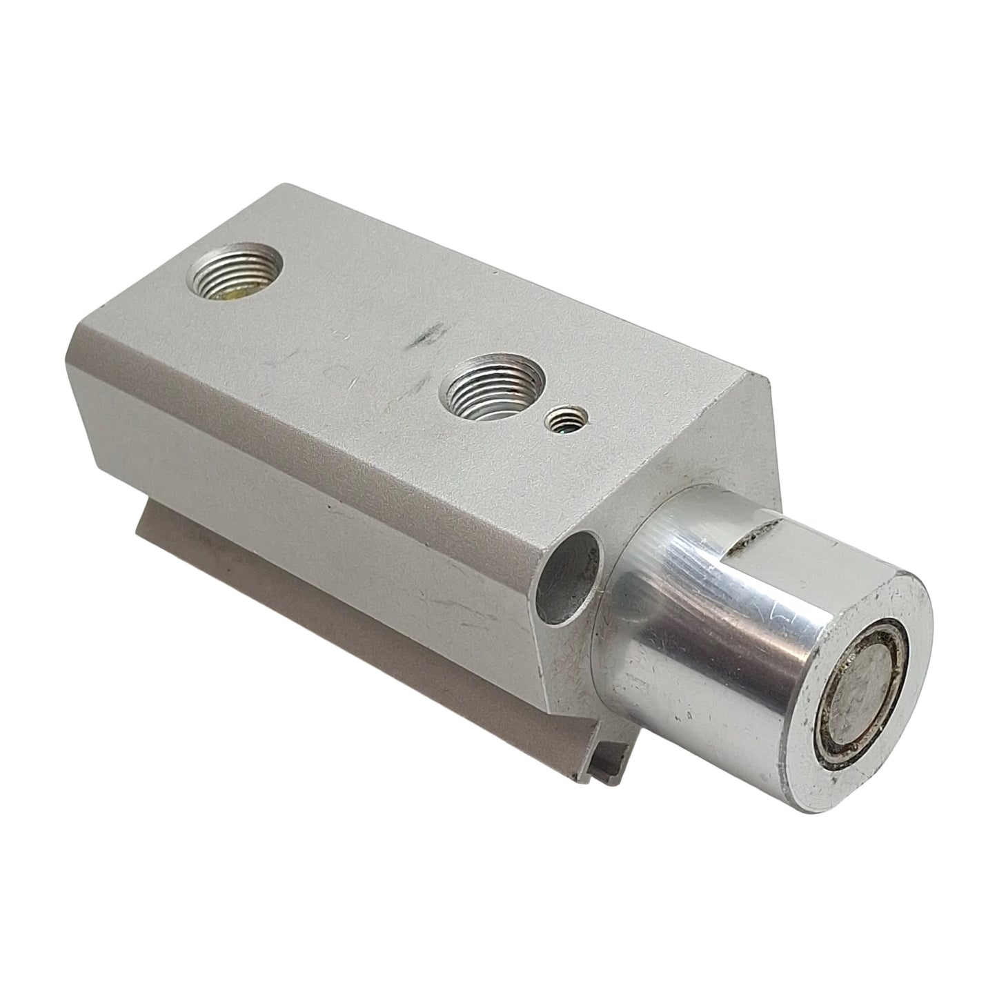 Used SMC RSDQB20-20D Pneumatic Stopper Cylinder, 20mm Bore, 20mm Stroke, 1.0MPa