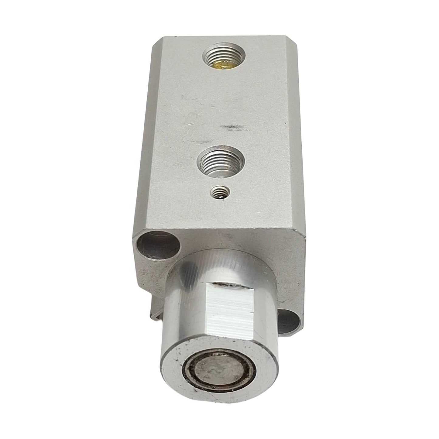 Used SMC RSDQB20-20D Pneumatic Stopper Cylinder, 20mm Bore, 20mm Stroke, 1.0MPa