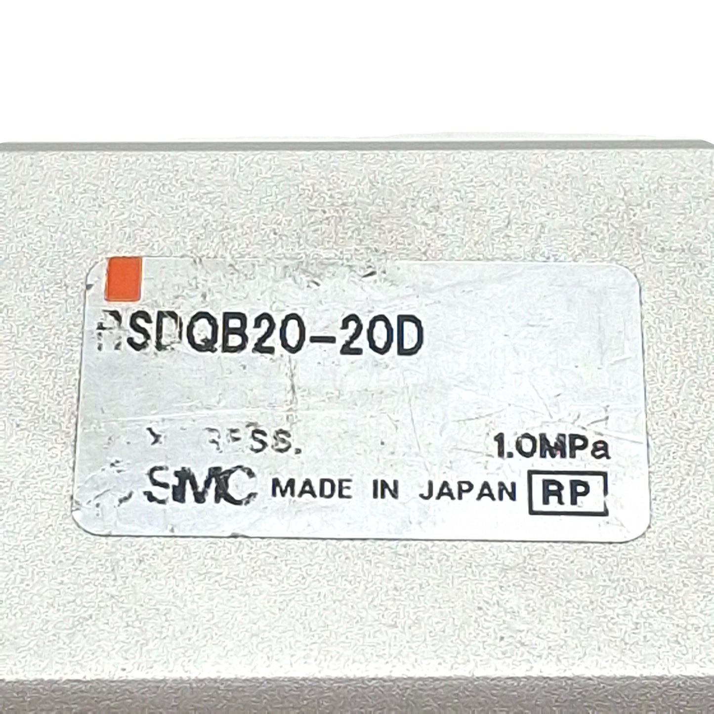 Used SMC RSDQB20-20D Pneumatic Stopper Cylinder, 20mm Bore, 20mm Stroke, 1.0MPa