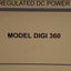 Used Electro Industries DIGI 360 Regulated DC Power Supply, 115VAC IN, 0-30VDC 6A OUT