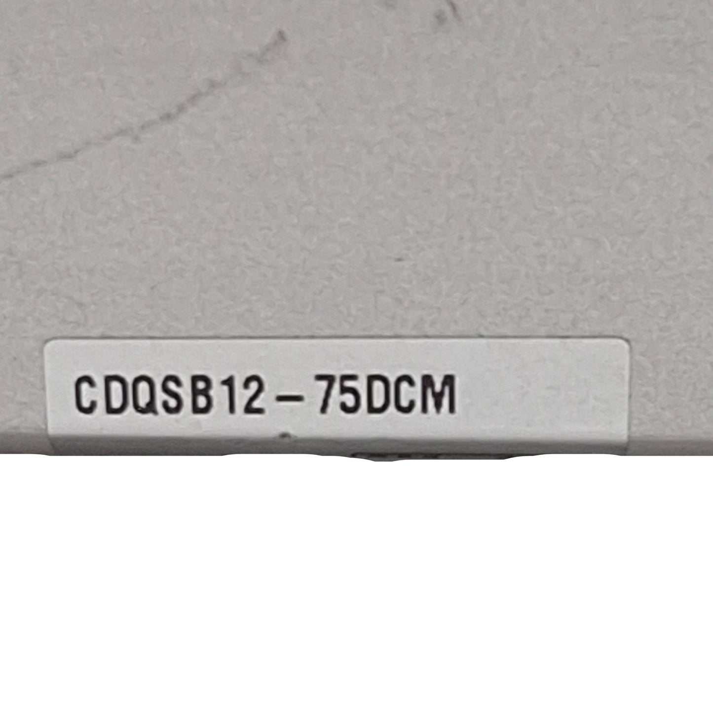 Used SMC CDQSB12-75DCM Compact Cylinder, ø12mm Bore, 75mm Stroke, M5, 1.0MPa