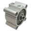 Used SMC CDQ2B80-10DZ Compact Cylinder, ø80mm Bore, 10mm Stroke, Rc3/8, 1.0MPa