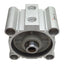 Used SMC CDQ2B80-10DZ Compact Cylinder, ø80mm Bore, 10mm Stroke, Rc3/8, 1.0MPa