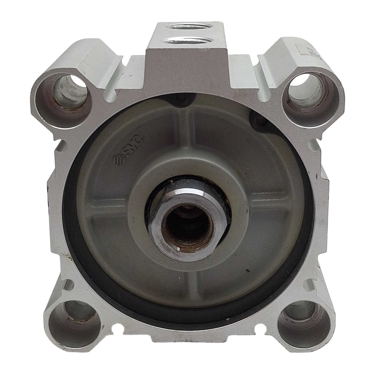 Used SMC CDQ2B80-10DZ Compact Cylinder, ø80mm Bore, 10mm Stroke, Rc3/8, 1.0MPa