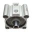 Used SMC CDQ2B80-10DZ Compact Cylinder, ø80mm Bore, 10mm Stroke, Rc3/8, 1.0MPa