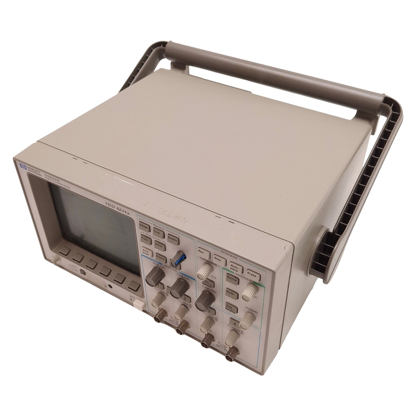 Used Hewlett Packard 54602B 4-Channel Digital Oscilloscope 100MHz to 250MHz, 10GSa/s